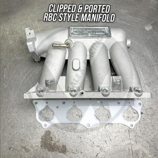 Rbc Pro Clipped Ported Intake Manifold For H22 Swap 72mm Throttle Body Port