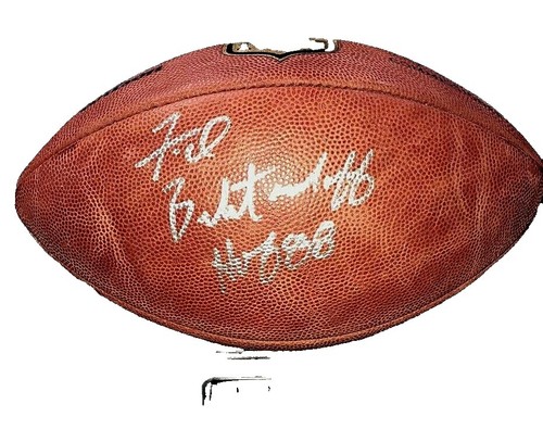 2000年NFLプロボウルロゴ入り直筆サインボール Fred Taylor Jacksonville Jaguars signed NFL Gold Football Ball