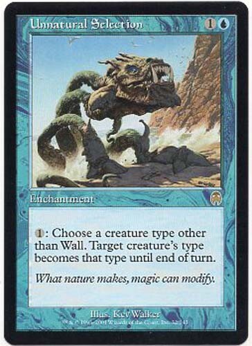 UNNATURAL SELECTION X1 MAGIC MTG  APOCALYPSE MINT/NEAR MINT (M/NM)