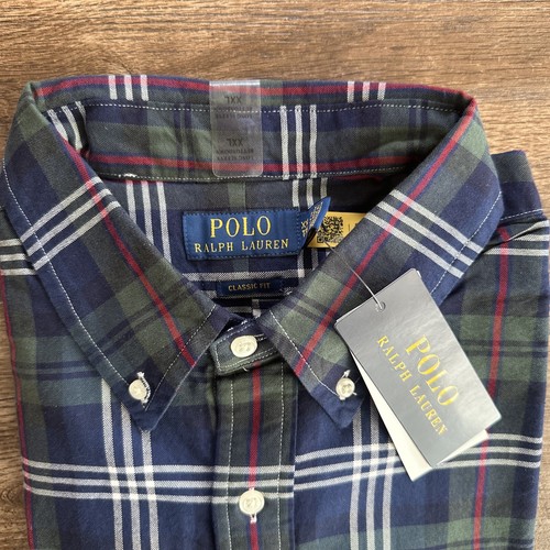 Polo Ralph Lauren Herren Langarm Classic FIT Oxford Hemd KARIERT XXL 2XL - Bild 3 von 4