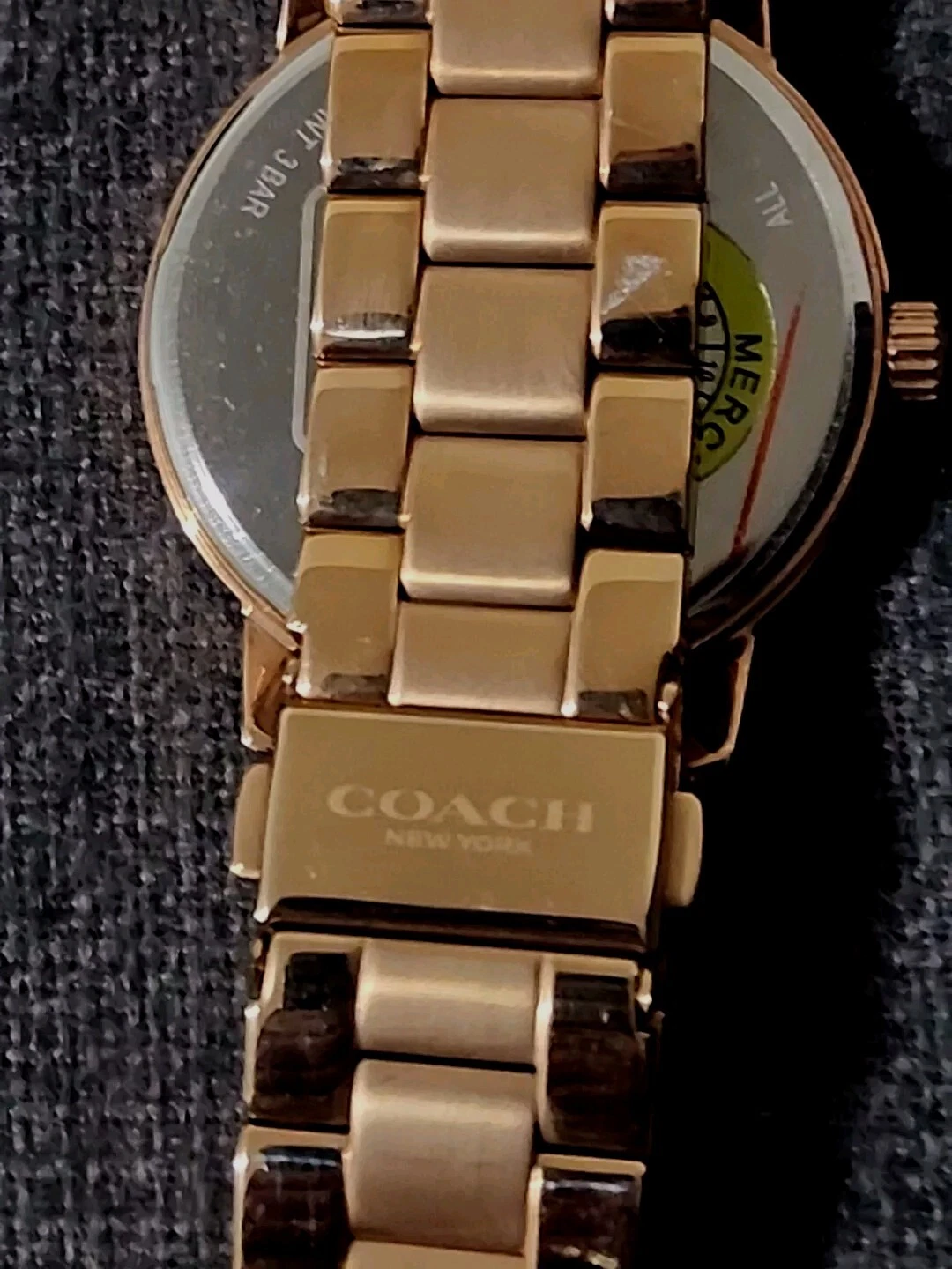 Orologio Donna Coach Rose Oro 14502977 Diametro 36MM Lunetta Nuovo Scatola Aperta