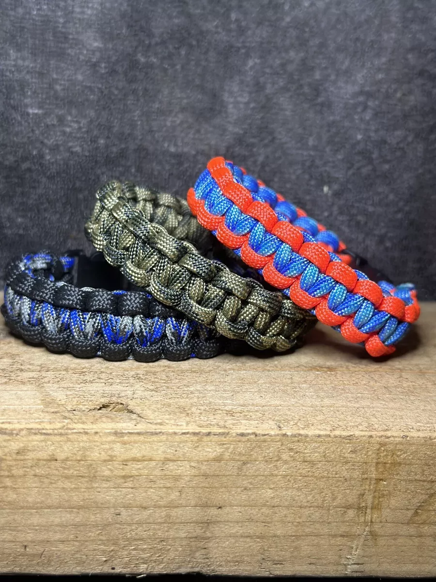 Paracord 550 Survival Bracelet Parachute Cord with Buckle- Variety