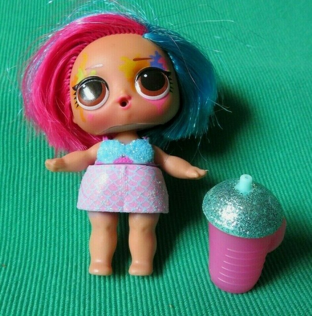 LOL SURPRISE HAIR GOALS MAKEOVER SPLASH QUEEN GIRL DOLL + POP bottle eBay