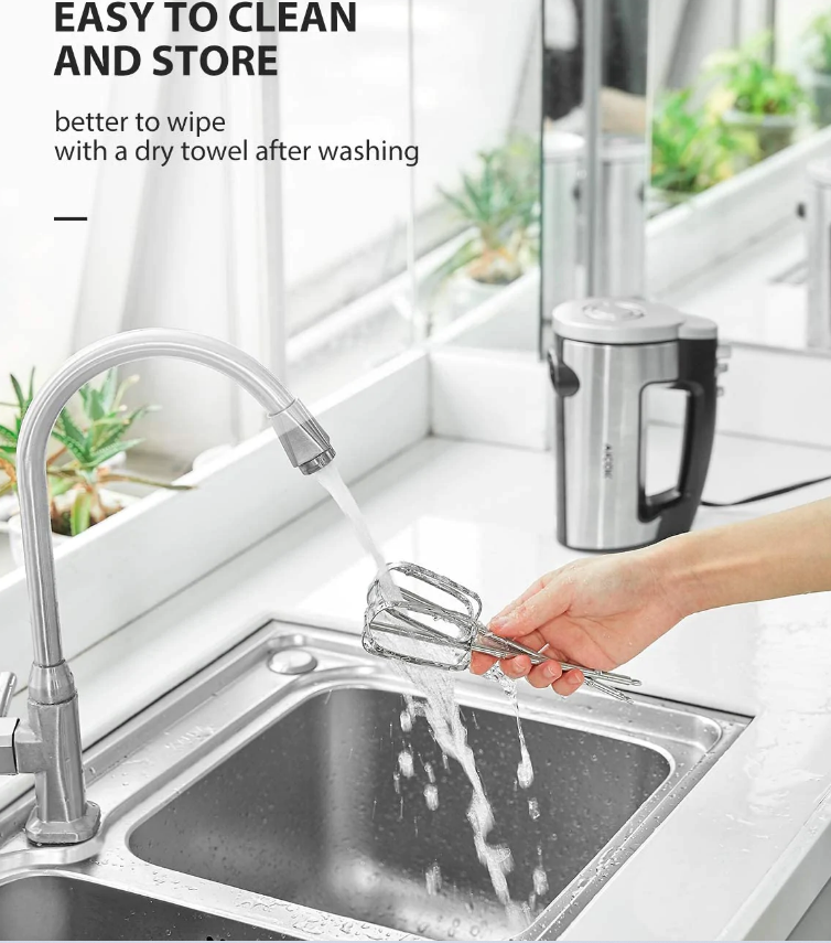 AICOK Electric Hand Mixer, 6 Speed, One Button Eject Design eBay