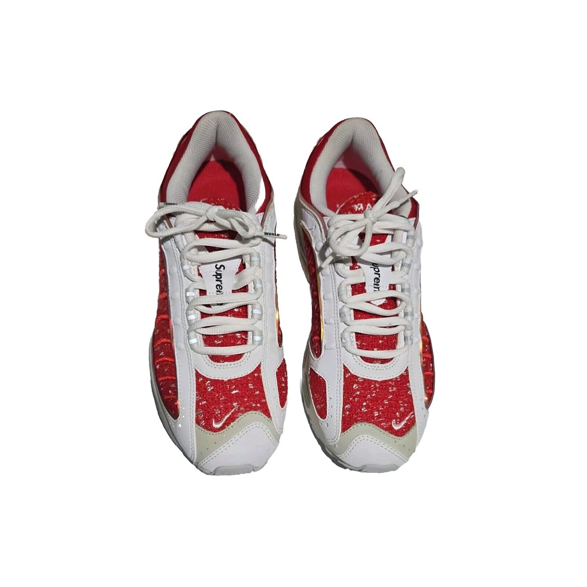 Size 8.5 - Nike Supreme x Air Max Tailwind 4 University Red