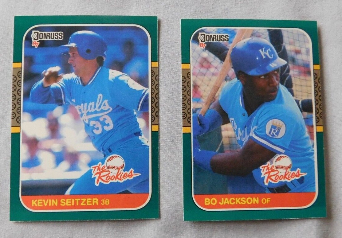 PSA9 美品　バリー・ボンズ　1987 DONRUSS　ルーキーカード Amazon.com: 1987 Donruss Baseball #35 Bo Jackson Rookie Card