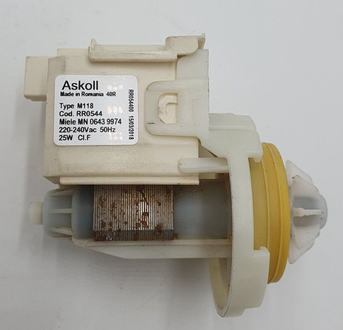 Miele Ablaufpumpe Laugenpumpe Pumpe Askoll M118 25W T.Nr. 6439974