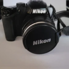 Nikon COOLPIX P500 12.1MP Digital Camera - Black. With Charger Battery And Bag.