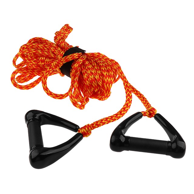 Double Handle Water Skiing Wakeboard Tow Harness Rope 1 Section 75ft