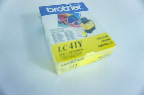 Brother yellow color LC41Y ink cartridge sealed NIB expires 2008 01 amarillo - 第 2/7 張圖片