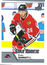 EVAN BARRATT 2020-21 UPPER DECK AHL HOCKEY STAR ROOKIE