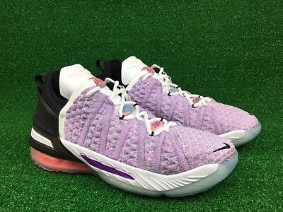 Nike Lebron 18 Graffiti purple Youth-mens 7/Women\'s 8.5 Basketball Shoe Amazon.com | Nike Mens Lebron 18 CQ9283 900 Multicolor  main image 3