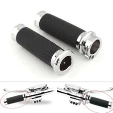 Motorcycle Handlebar 1" Hand Grips For Harley Road King Softail Sportster Dyna