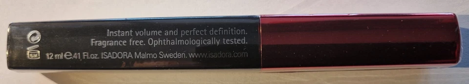 Rímel Isadora Extra Volume Build-Up Negro 12 ml / 0,41 Fl.Oz. Foto 3 de 4