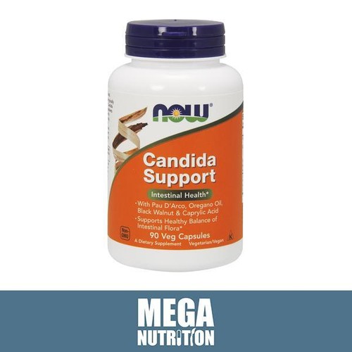 NOW Foods Candida Clear 90 Veg Capsules Caprylic Acid Oregano Oil Olive Leaf