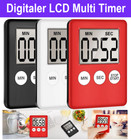 Küchentimer Timer Küche Multitimer Stoppuhr Kurzzeitmesser Eieruhr magnetisch