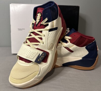 Jordan Zion 2 Pelicans Coconut Milk/Pomegranate-Navy DV0549-164 Men s Size 12.5