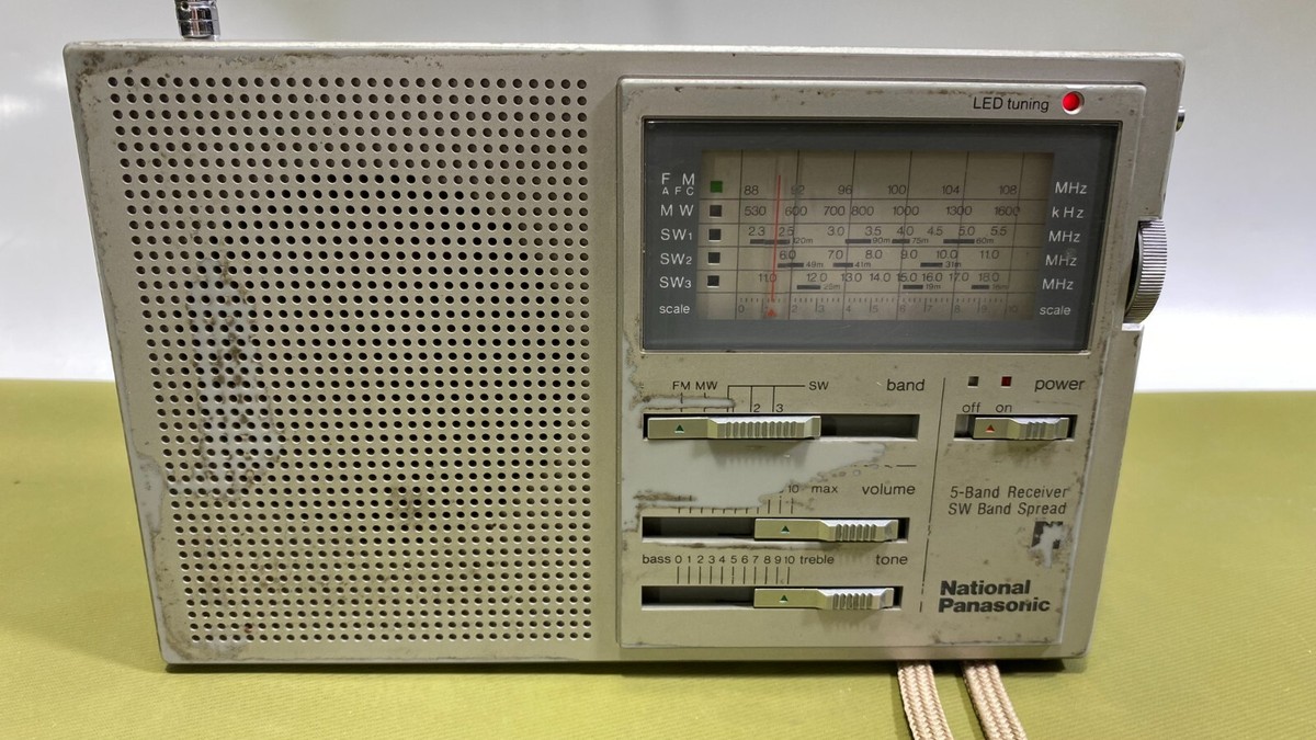 NATIONAL PANASONIC ラジオ RE-788 昭和レトロ NATIONAL PANASONIC