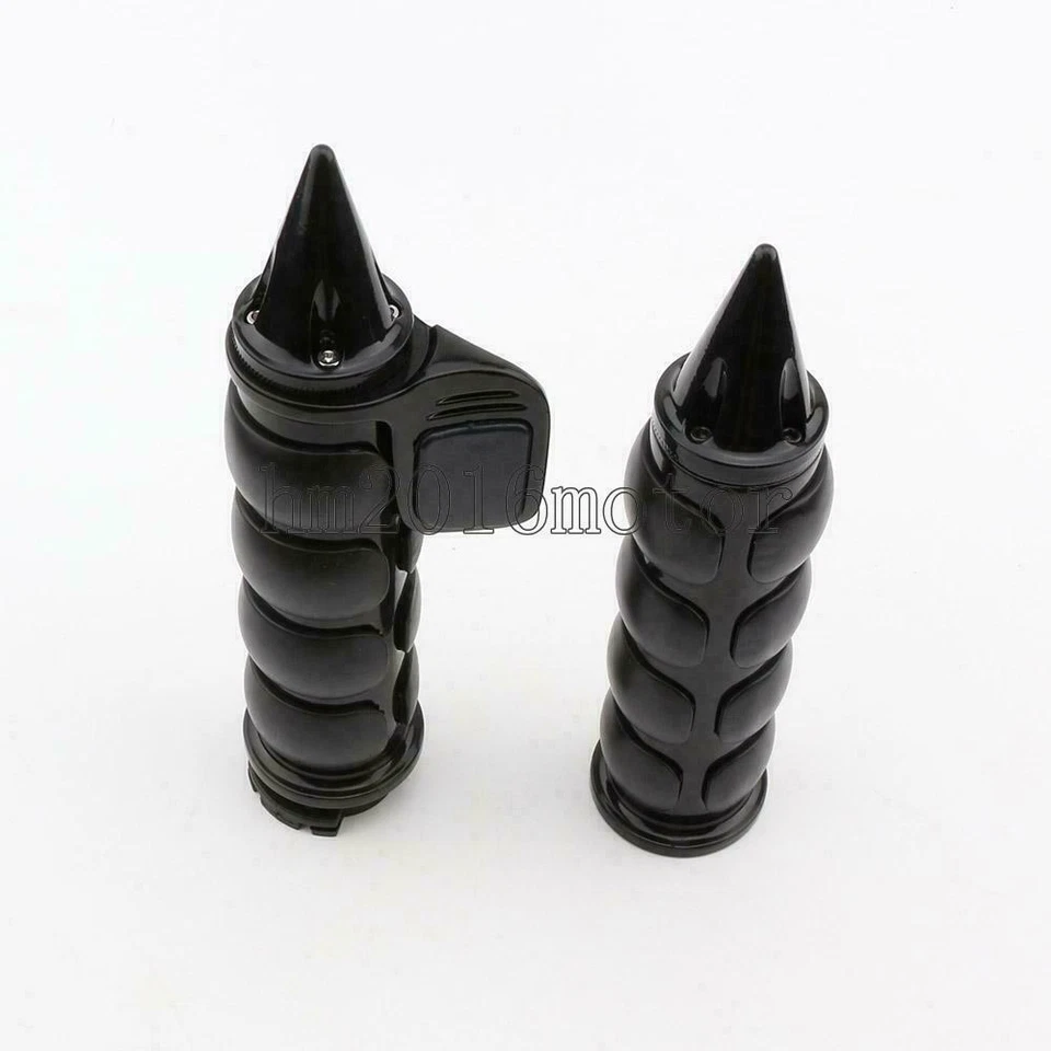 Empuñaduras de manillar negras de 1" para Kawasaki Vulcan 1500 2000 1600 Mean Streak EE. UU. Foto 3 de 4