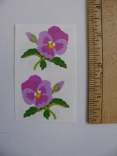 Mrs. Grossman PANSEY 2 Attached Mods Each Mod 2" X 1.5" NOS