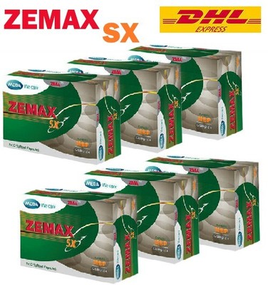 12X Zemax Sx For Men Increase Sexual Dietary Supplement 30 Caps DHL Express