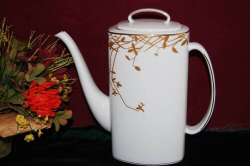 Porcelain Child Coffee Pot Set Hutschenreuther Cobalt Blue Gold