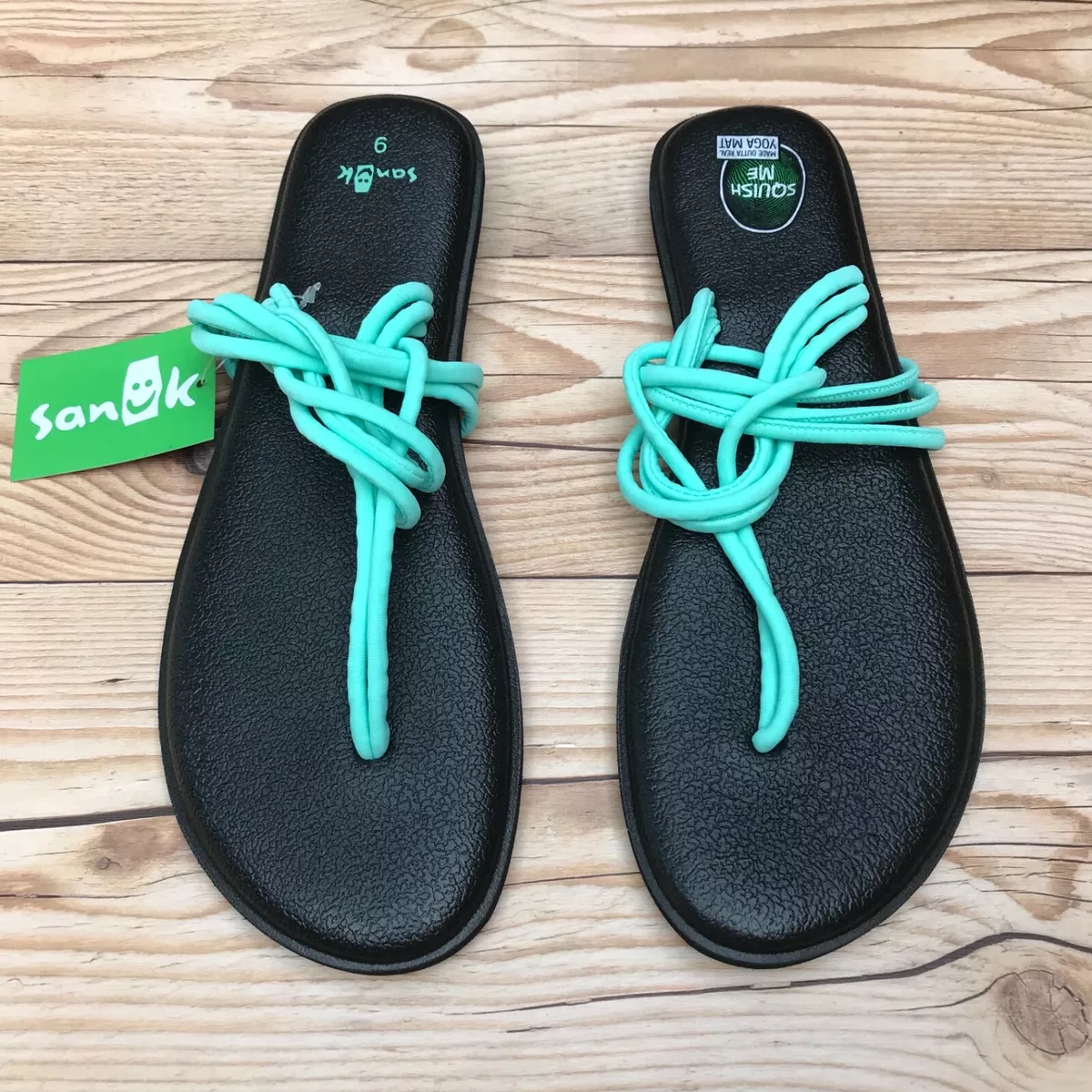 New* Sanuk Yoga Sunshine Women's Sandals Opal Women's Select-a-Size