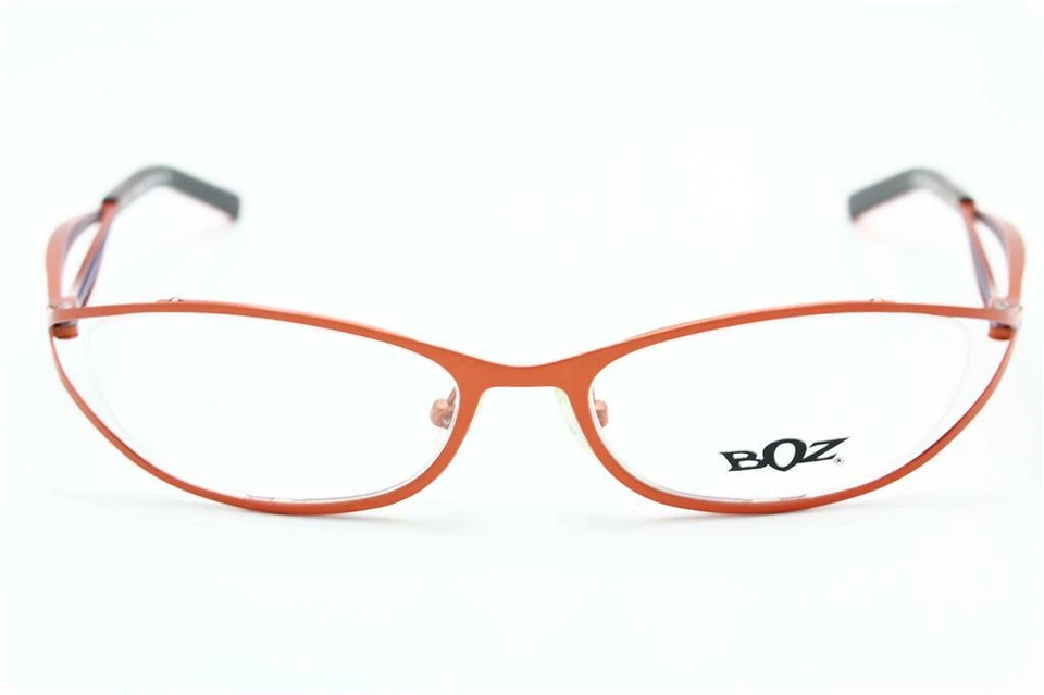 НОВЫЙ BOZ ИЗЯЩНЫЙ 6070 ОРАНЖЕВЫЙ КОРИЧНЕВЫЙ ПОДЛИННЫЙ ОПРАВЫ ОЧКИ 52,5-16,5 - Изображение 2 из 3