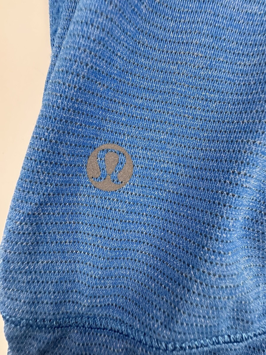 ルルレモン Restless サイズ4 Lululemon Rest Less Tank Top Sz 4 Heathered Cornflower Blue