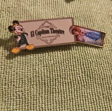 Disney El Capitan Theatre Admit One Ticket FROZEN slider pin le 300 Trading pin
