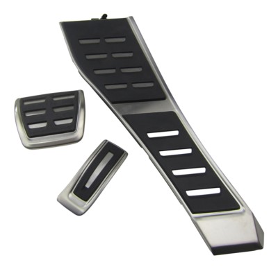 Original Audi Edelstahl Fußstütze Ablage + Pedale SET für Audi A8 S8 4H = RHD