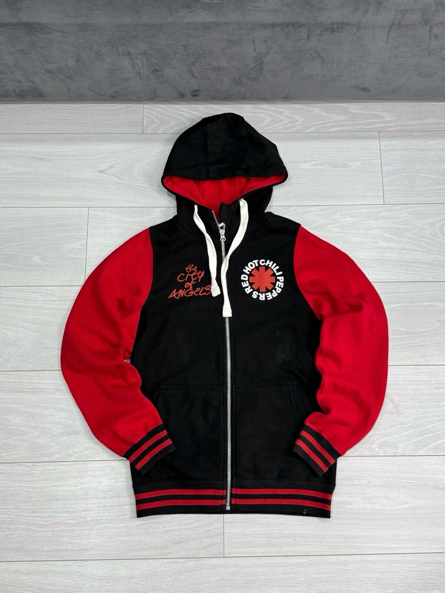Vintage Red Hot Chili Peppers Men's Black/Red Zip Up RHCHPP Vintage Red Hot Chili Peppers Men's Black/Red Zip Up RHCHPP