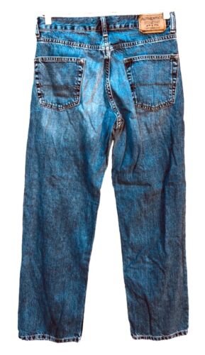 Authentics Signature Levi Strauss Mens Relaxed Fit Blue Jeans 30x30 - Picture 3 of 5