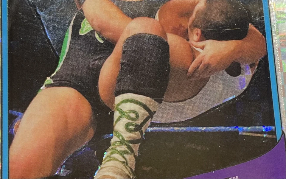 2008 Topps Chrome WWE Heritage III Finlay Xfractor Card #34 X-Fractor Fit Finley - Image 4 of 4