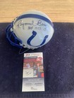 Raymond Berry HOF 1973 Autographed Authentic Colts Mini Helmet JSA COA & Case — photo 1