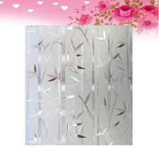 Naklejki szklane blokujące promieniowanie UV 3D dekoracja okna do domowego biura 100X45cm PVC