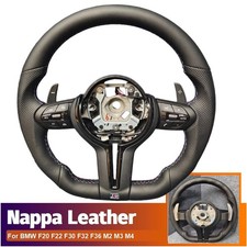 For BMW Custom F Series Flat Bottom Steering Wheel F20 F22 F30 F32 F36 M2 M3 M4.