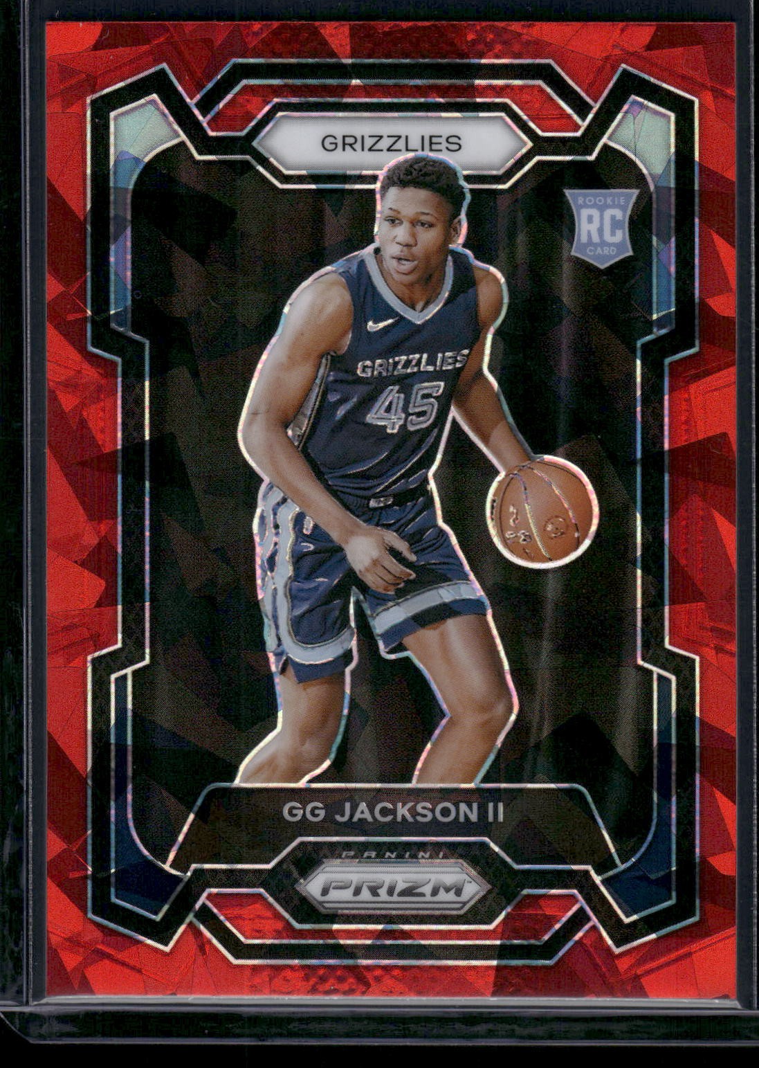 2023-24 Panini Prizm #179 GG Jackson II Prizms Red Ice RC