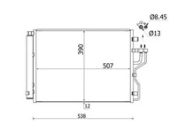 Mahle Kondensator Klimaanlage AC 768 000S FüR Hyundai Ix35 LM EL ELH Van Crdi 3