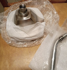 STRYKE DELTA SHOWERHEAD brushed stainless ste...