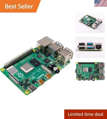 Raspberry Pi 4 Model B 2019 - 2GB RAM, WiFi 5.0, Quad-Core, 4K Video Support