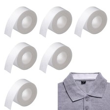 6Pcs Disposable Collar Protector Sweat Pads Self-Adhesive Shirt Hat Sweat Liner