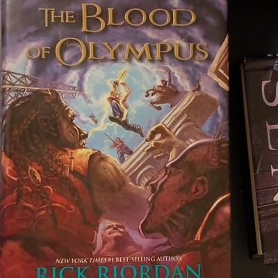 Rick Riordan The Blood of Olympus Hardcover Heroes of Olympus Dust Jacket