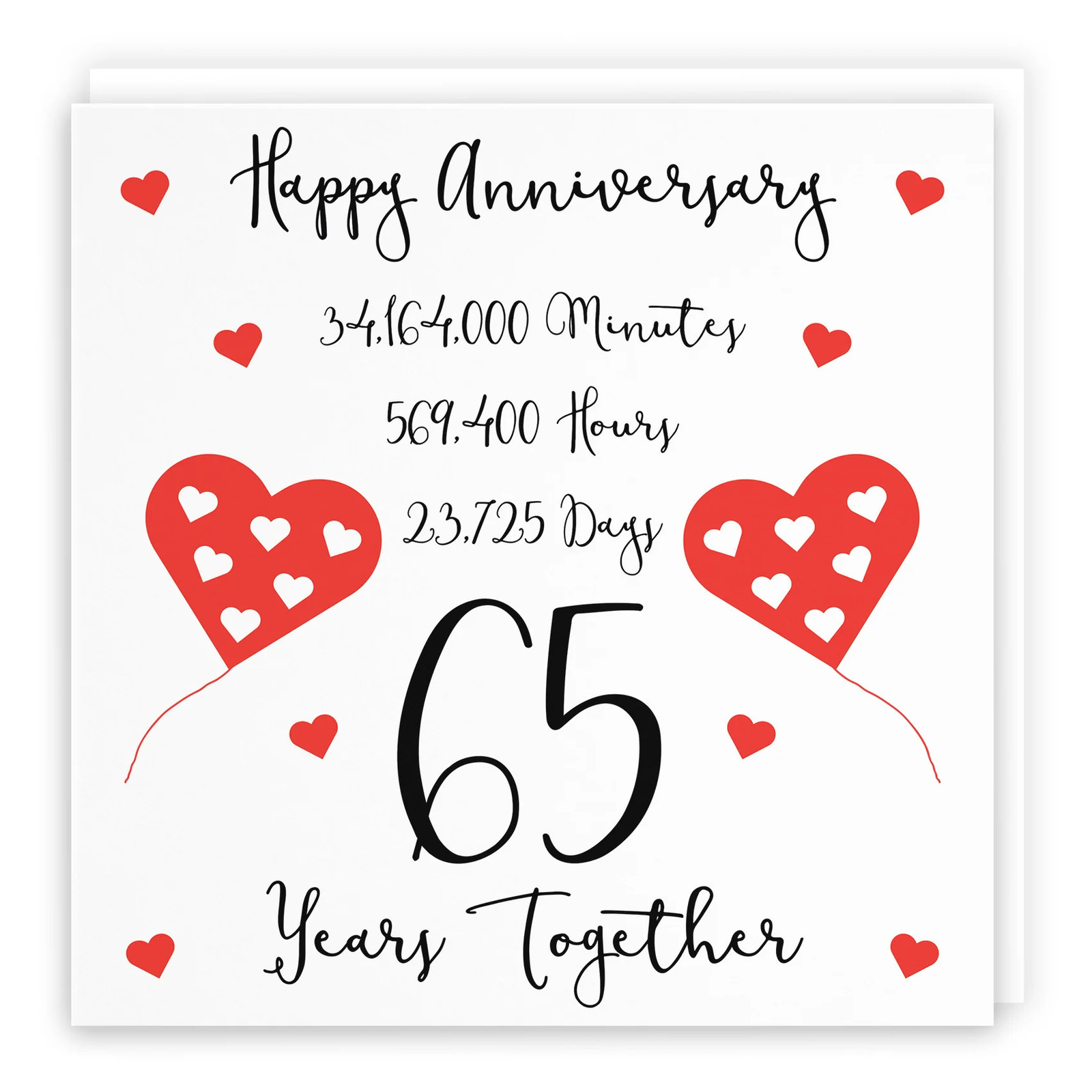 65th Anniversary Card Timeless