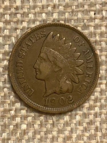 1902 Indian Head Cent Ver y Fine VF+