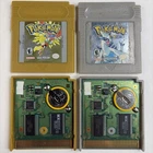 Pokemon Gold + Silver Version Gameboy Color Lot Authentic New Battery