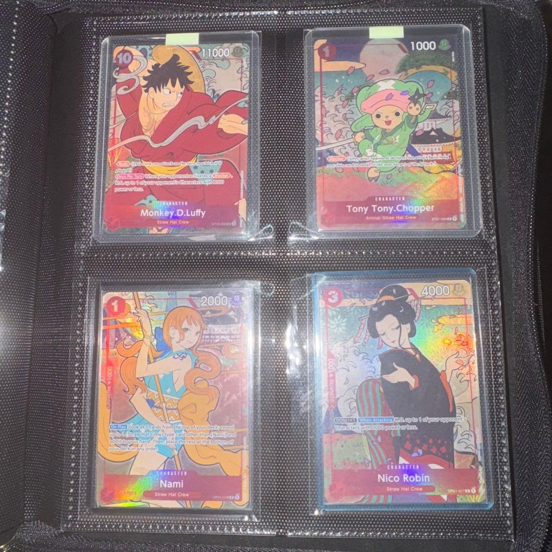One Piece English 1st Anniversary Complete Set 10 Card Luffy Nami