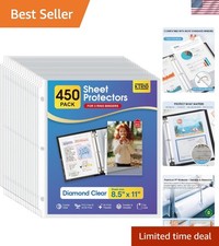 450 Count Clear Sheet Protectors - Preserve Your Important Documents