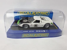 SCALEXTRIC FORD GT40 1/32 SCALE SLOT CAR NIOP VERY NICE!!!