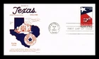 US COVER REPUBLIC OF TEXAS 150TH ANNIVERSARY FDC SCOTT 2204 GAMM CACHET